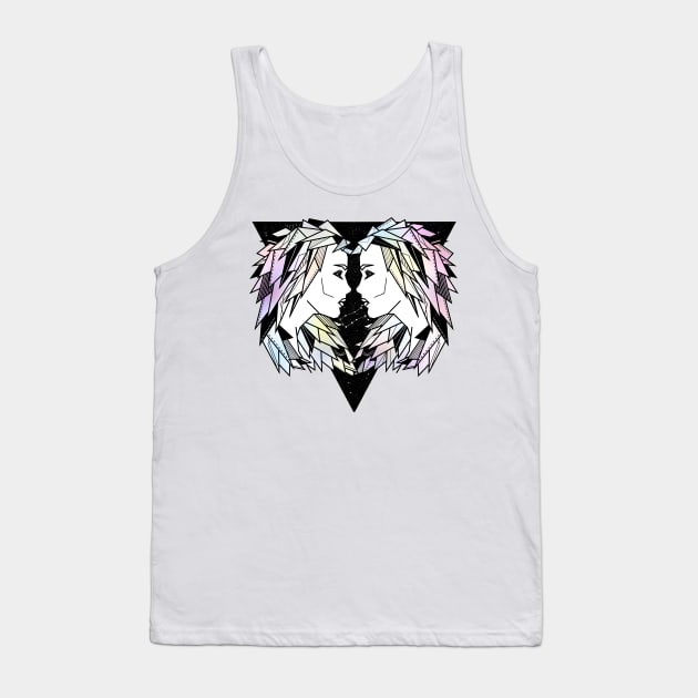 Gemini Twins Tank Top by mailboxdisco